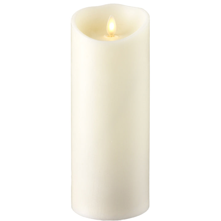 Candle Pillar Push Flame 3.5" x 9"