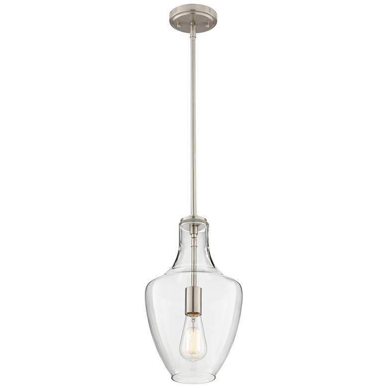 Pendant Milstone 8 3/4" Wide Brushed Nickel Mini