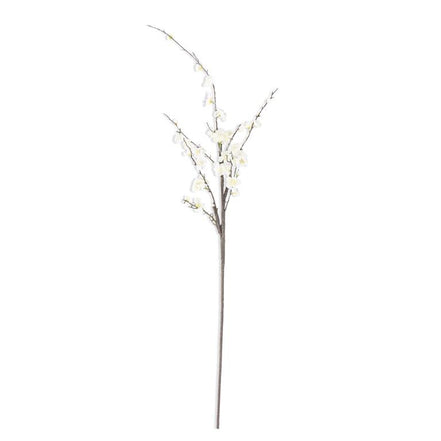 49.5" White Icy Blossom Branch