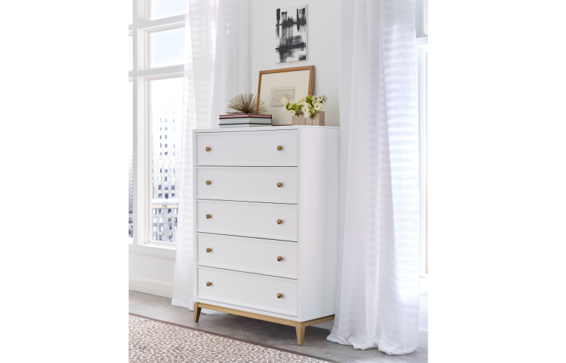 White Drawer Chest Chelsea Collection