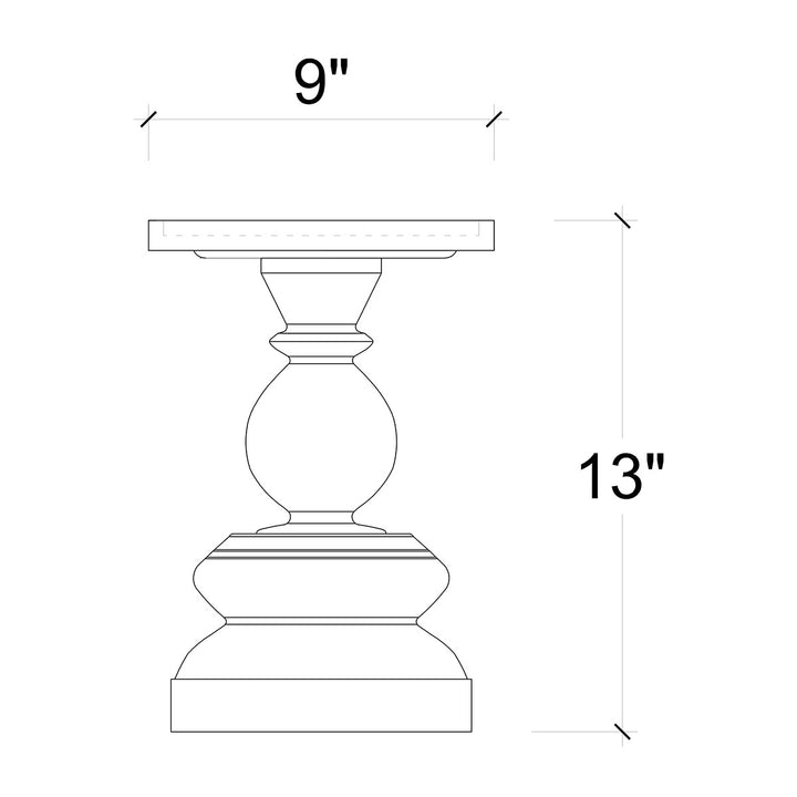 Bobeche Burma Candlestick