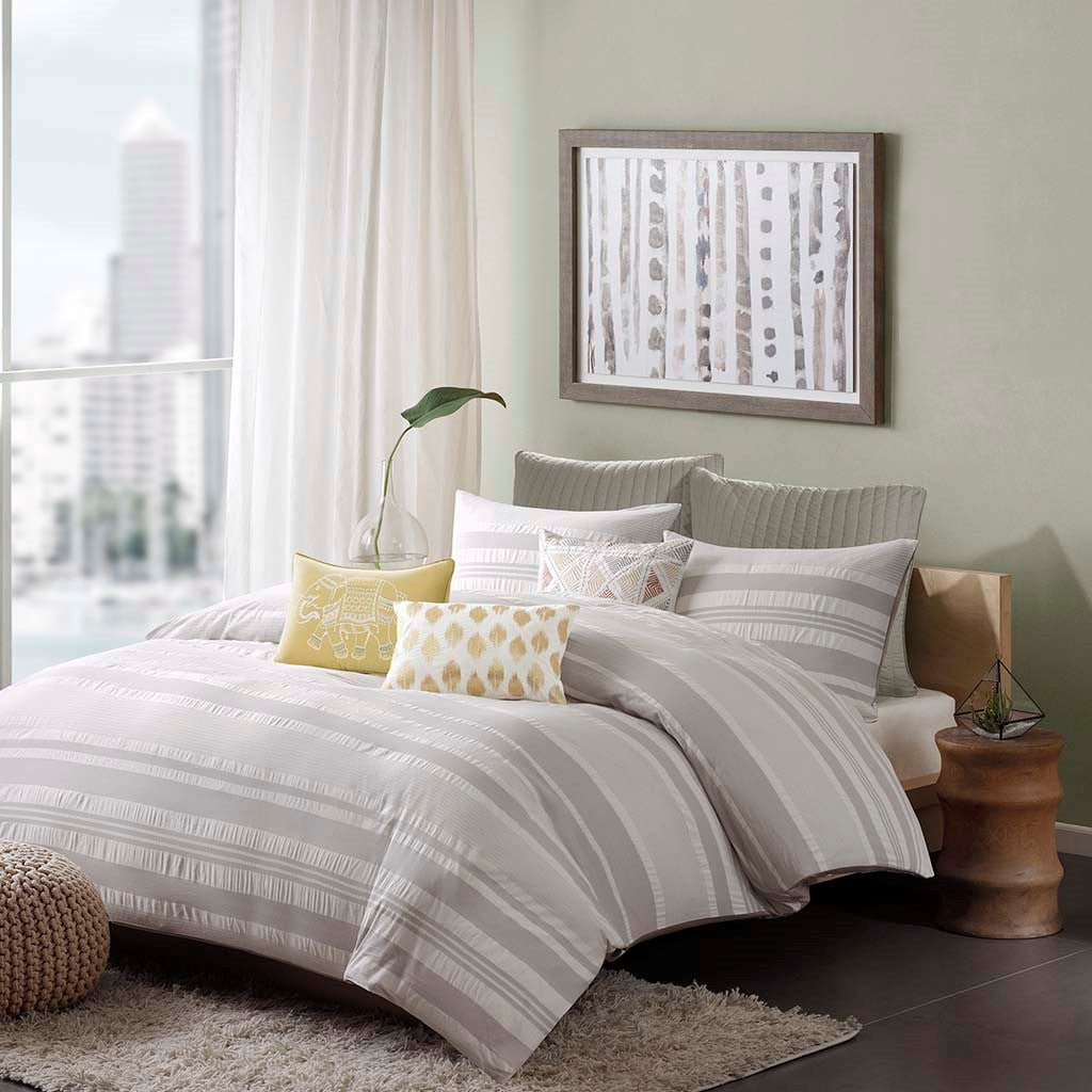 Bedding-Lakeside Cotton Seersucker Comforter Set