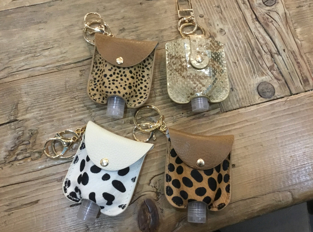 Hand Sanitizer Holder Animal Print