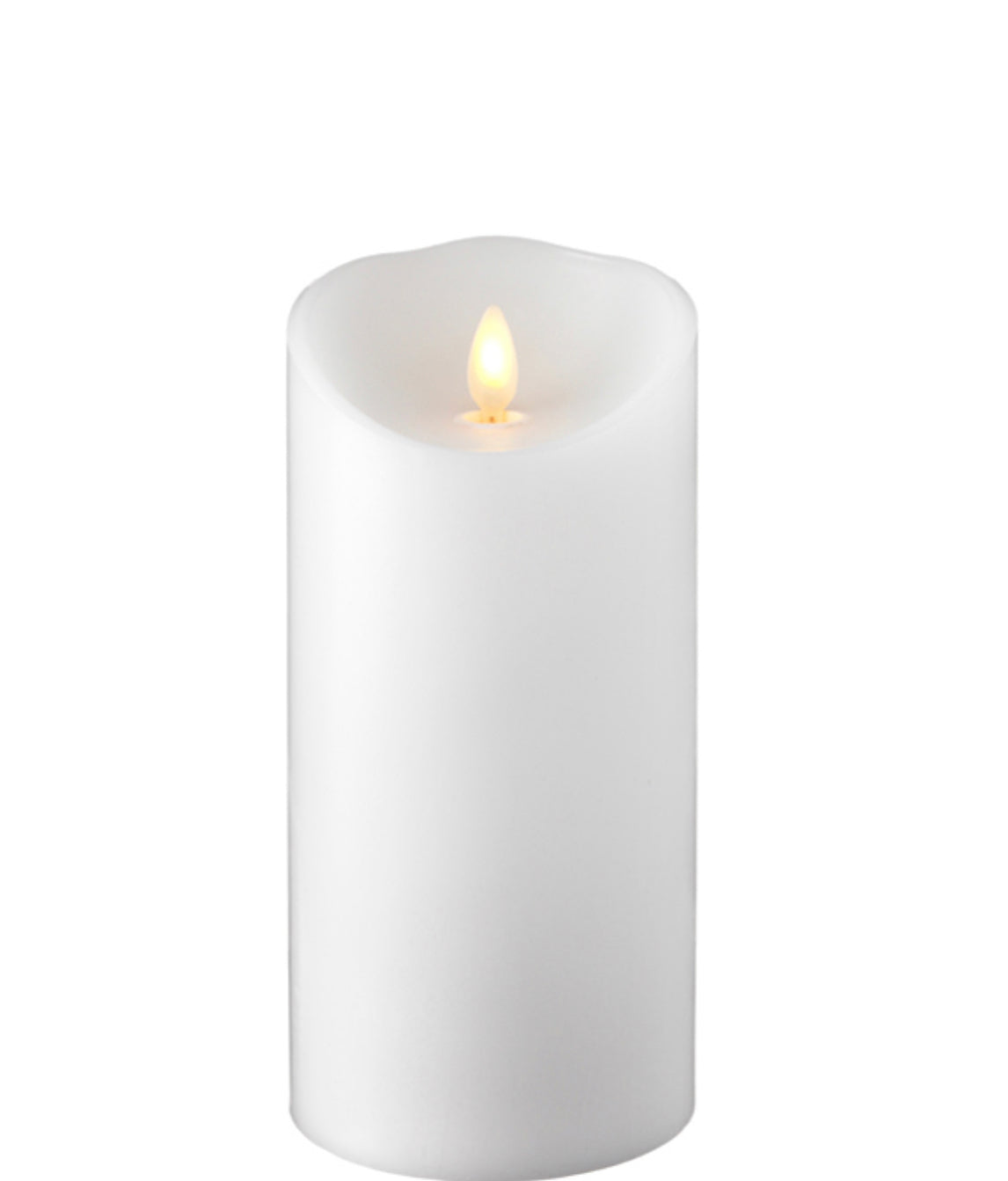 Candle Pillar Push Flame 3.5" x 7.5"