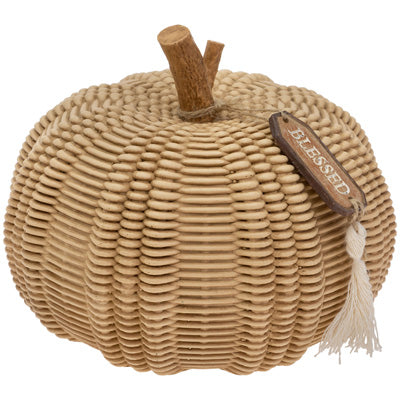 Wicker Textured Pumpkin