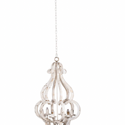 Chandelier Distressed White