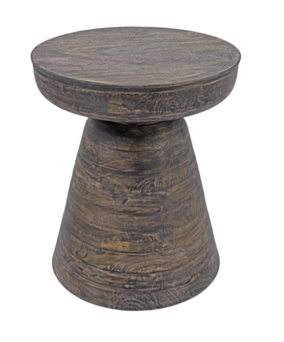 Wood 19" Side Table