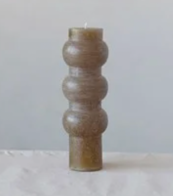 3"x9" Unscented Totem Pillar Candle