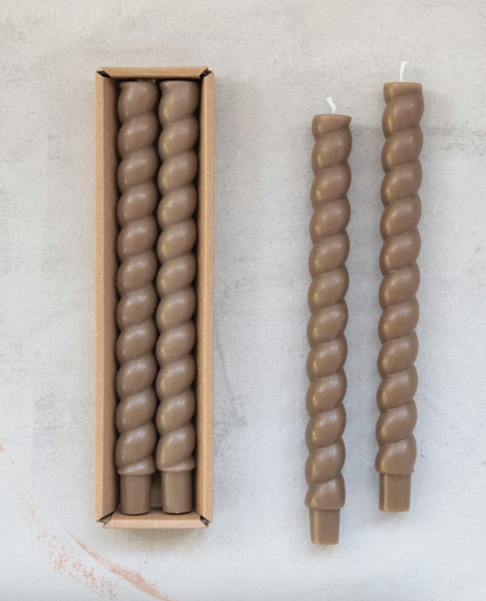 10" Unscented Twisted Taper Olive