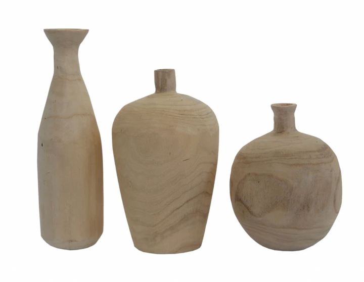 Paulownia Wood Vase