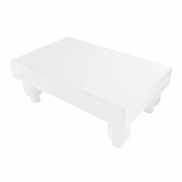 White Footed Serving Stand