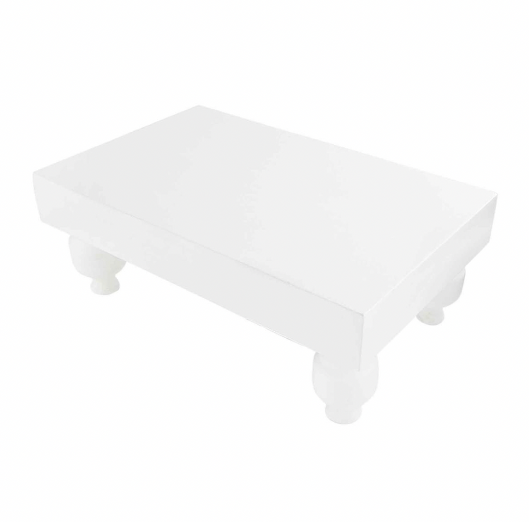 White Footed Serving Stand