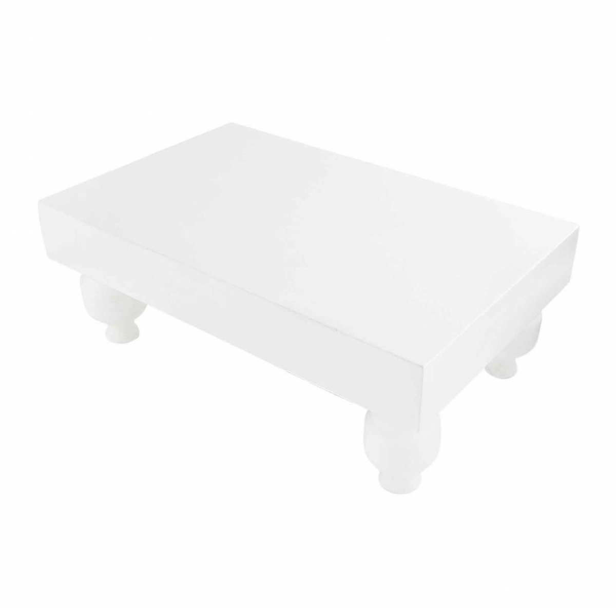 White Footed Serving Stand
