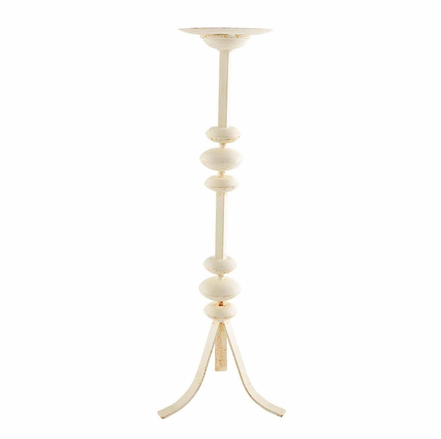 White Metal Candlestick