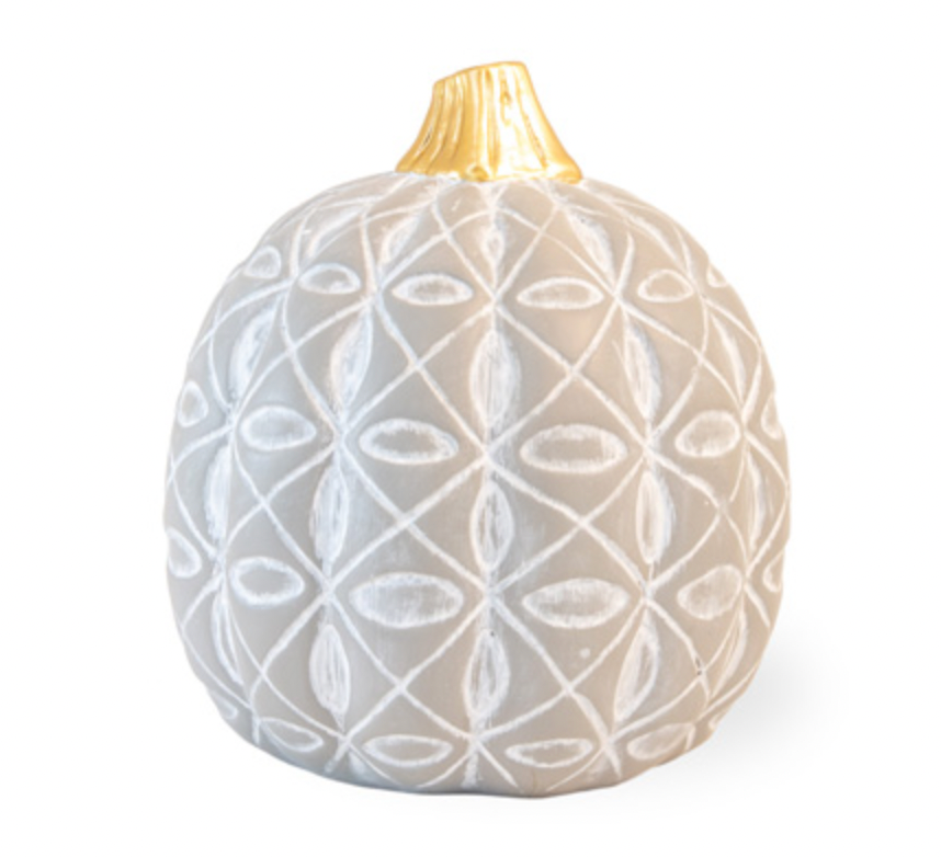 PUMPKIN GRAY DIAMOND FLOWER
