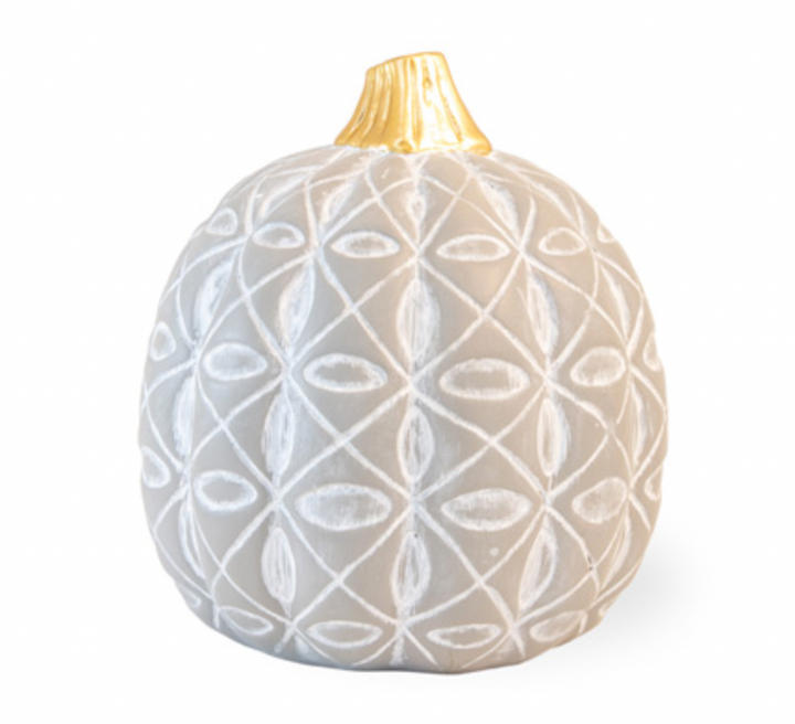 PUMPKIN GRAY DIAMOND FLOWER