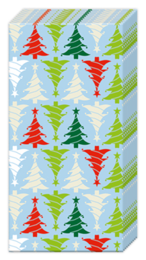 Tree Patterned Pocket Tissues