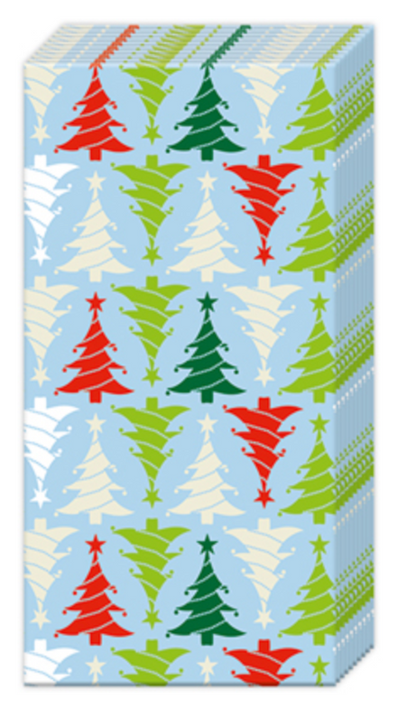 Tree Patterned Pocket Tissues