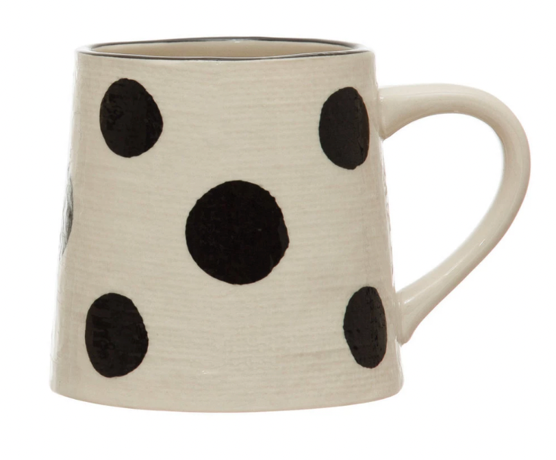 Dinnerware Hand-Painted Mug with Linen Texture