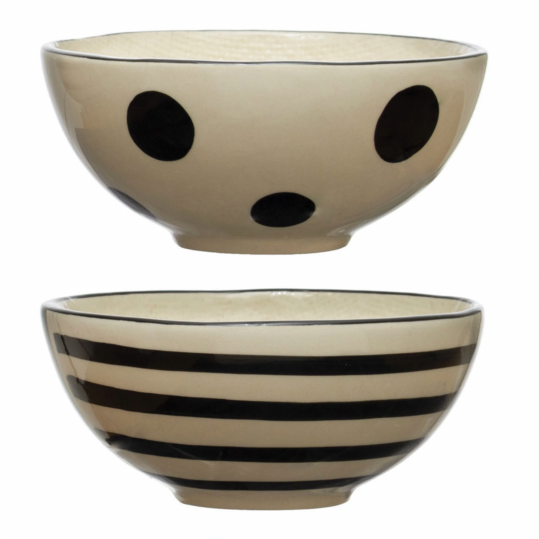 Dinnerware Hand-Painted Stoneware Bowl
