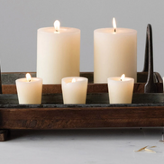 Decorative Reclaimed Wood and Metal Tray with Handles