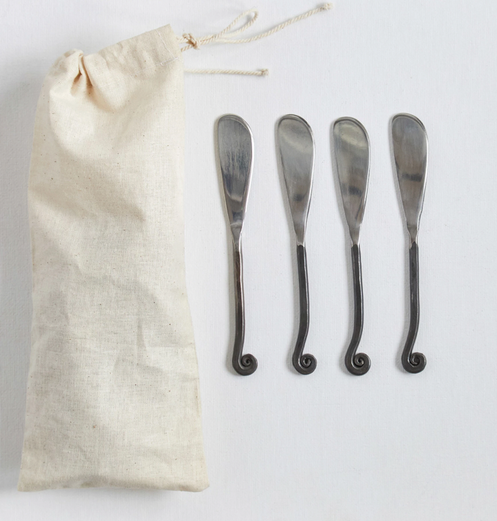 Hand-Forged Canape Knives
