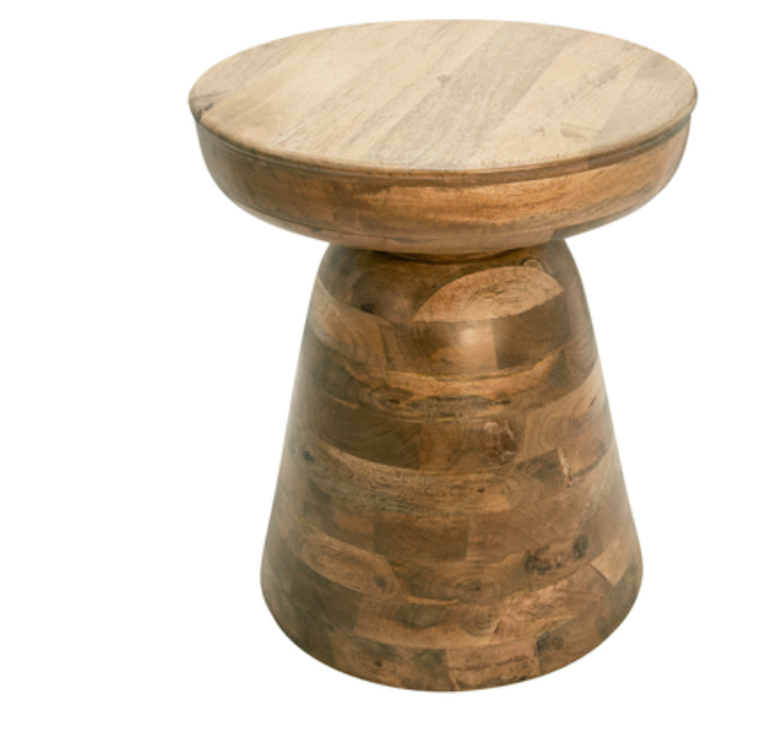 Wood 19" Side Table