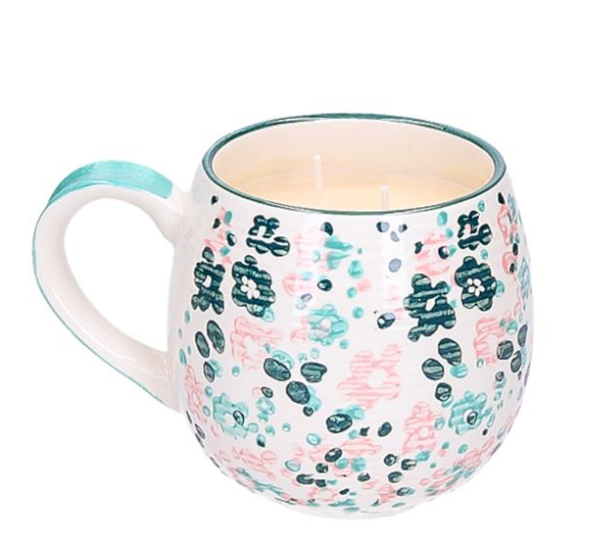 Sweet Grace Flower Mug Candle