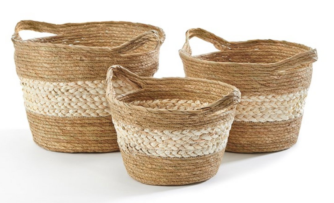 Basket-Tan & Natural
