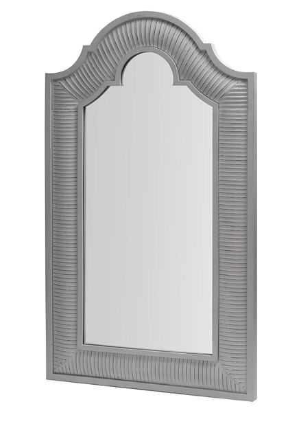 Mirror Transitional Gray White Floor