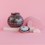 Candle Sweet Grace Gunmetal Round