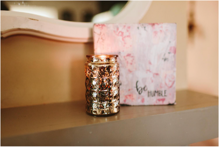 Candle Sweet Grace Small Silver And Gold Jar