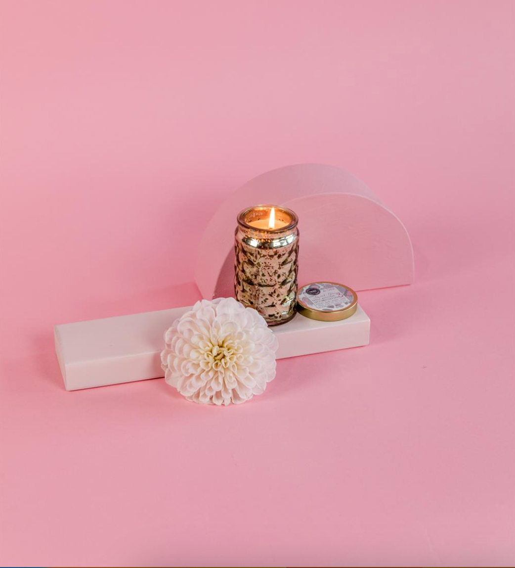 Candle Sweet Grace Small Silver And Gold Jar