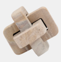 5" Natural Marble Knot