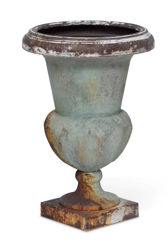 Aged Mantel Urn