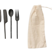 Zinc Appetizer Cutlery Set