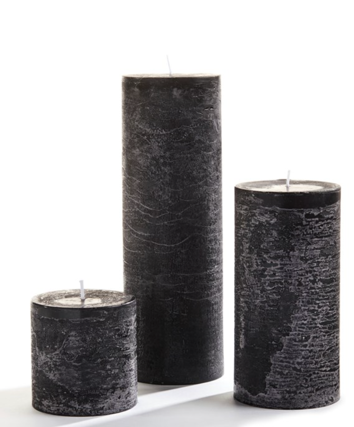 3x3 Rustic Pillar Candle