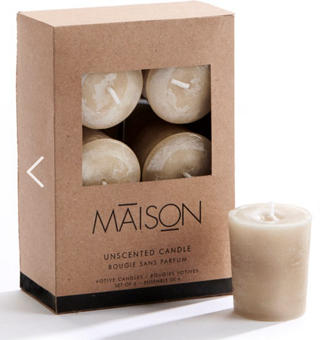 Set of 6 Votive Candles