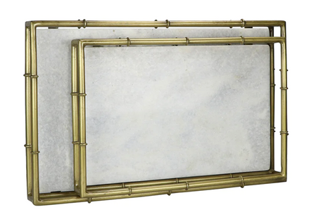 Faux Bamboo Tray