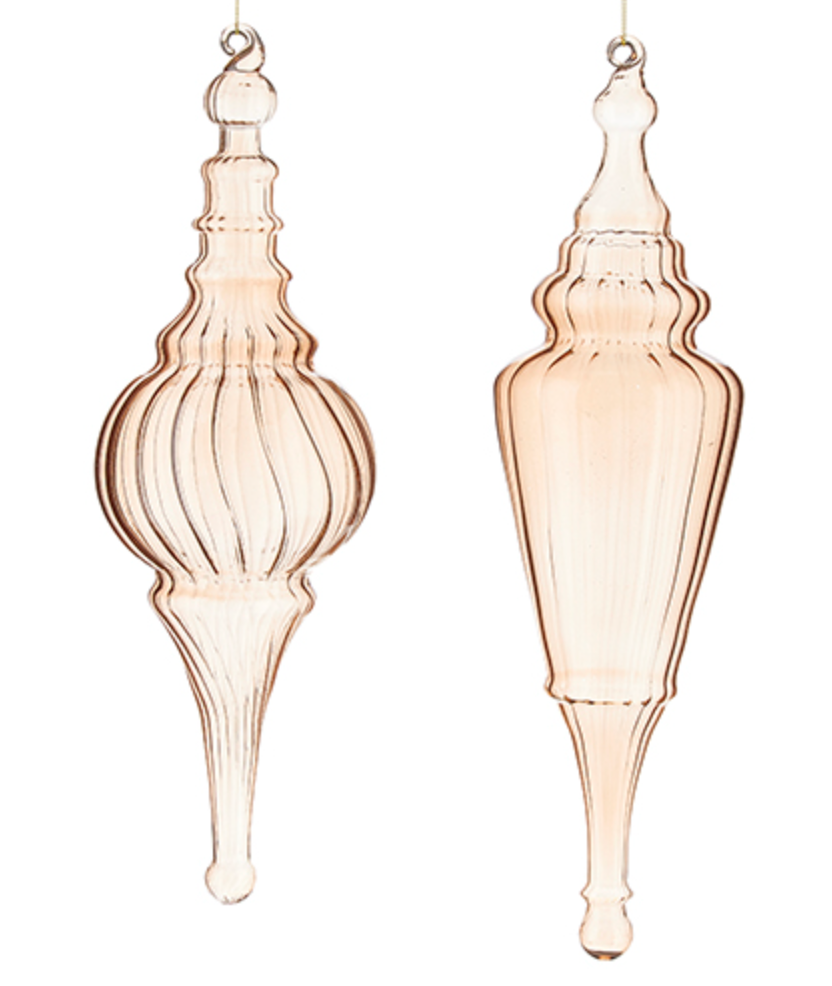 15.5" Mocha Finial Ornament