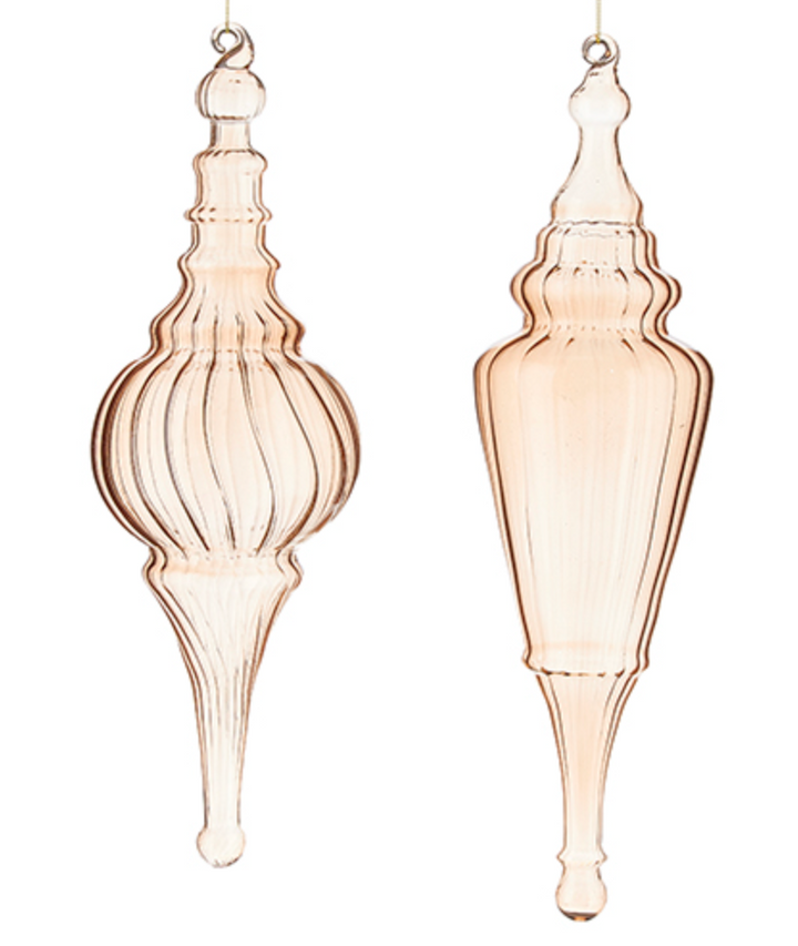 15.5" Mocha Finial Ornament