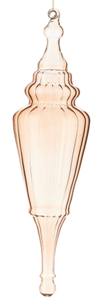 15.5" Mocha Finial Ornament