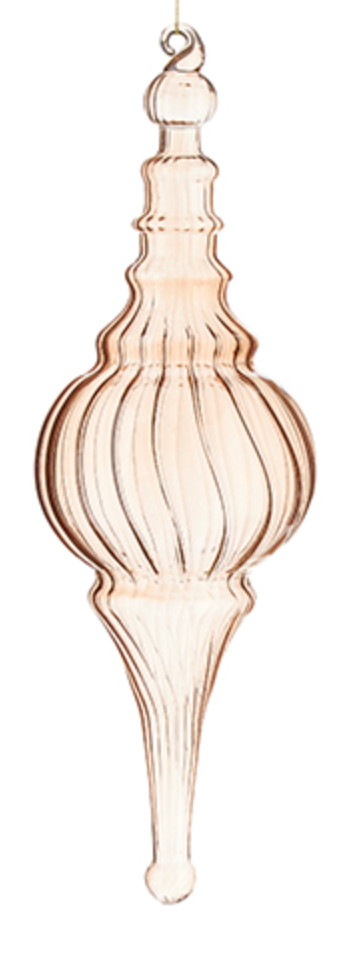 15.5" Mocha Finial Ornament