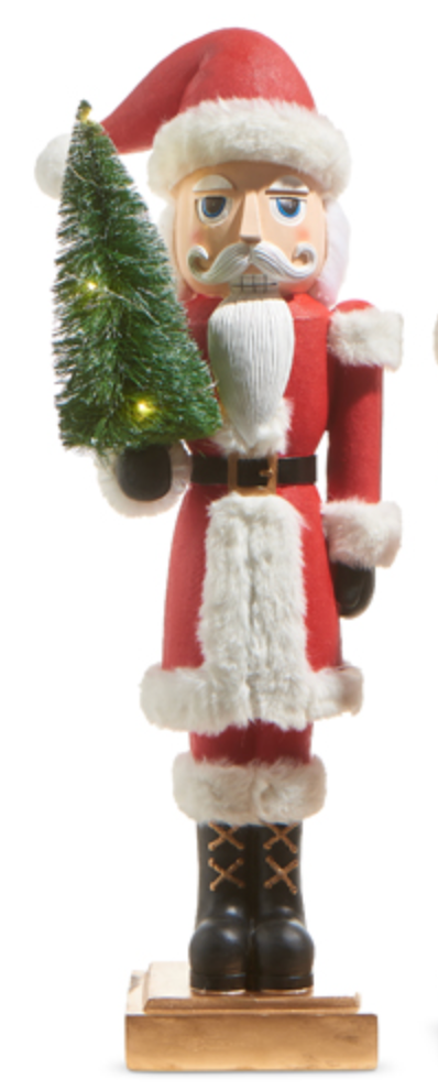 Lighted Santa Nutcracker