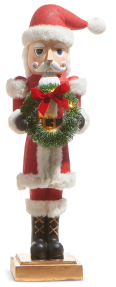 Lighted Santa Nutcracker