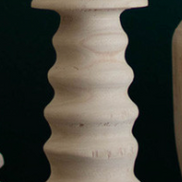 Candlestick Turned Wooden