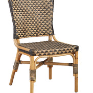 Dining Chair-Black & Tan