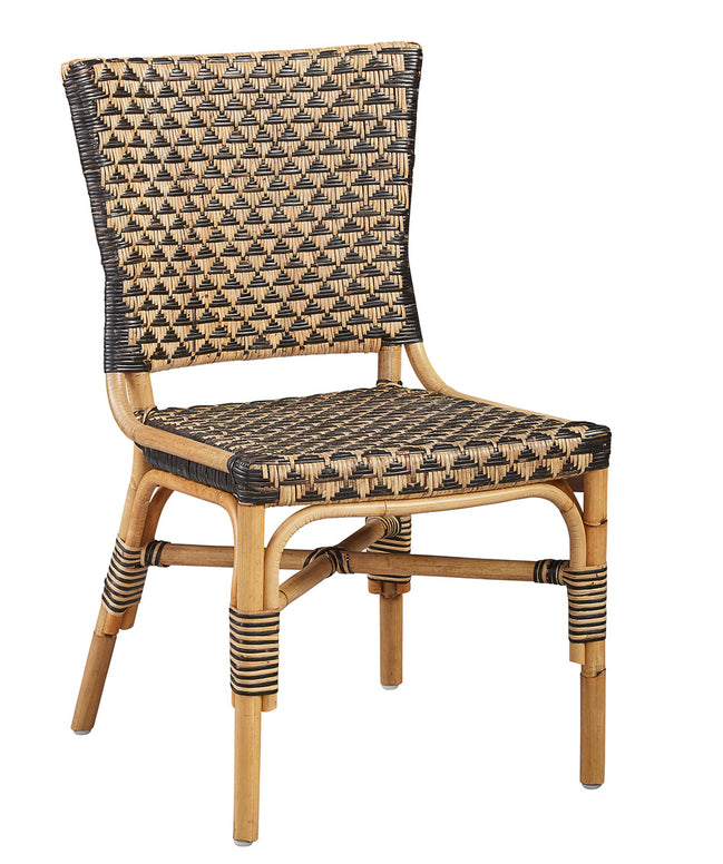 Dining Chair-Black & Tan