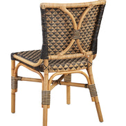 Dining Chair-Black & Tan