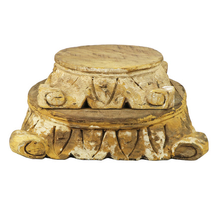 Small Carved Pillar Base